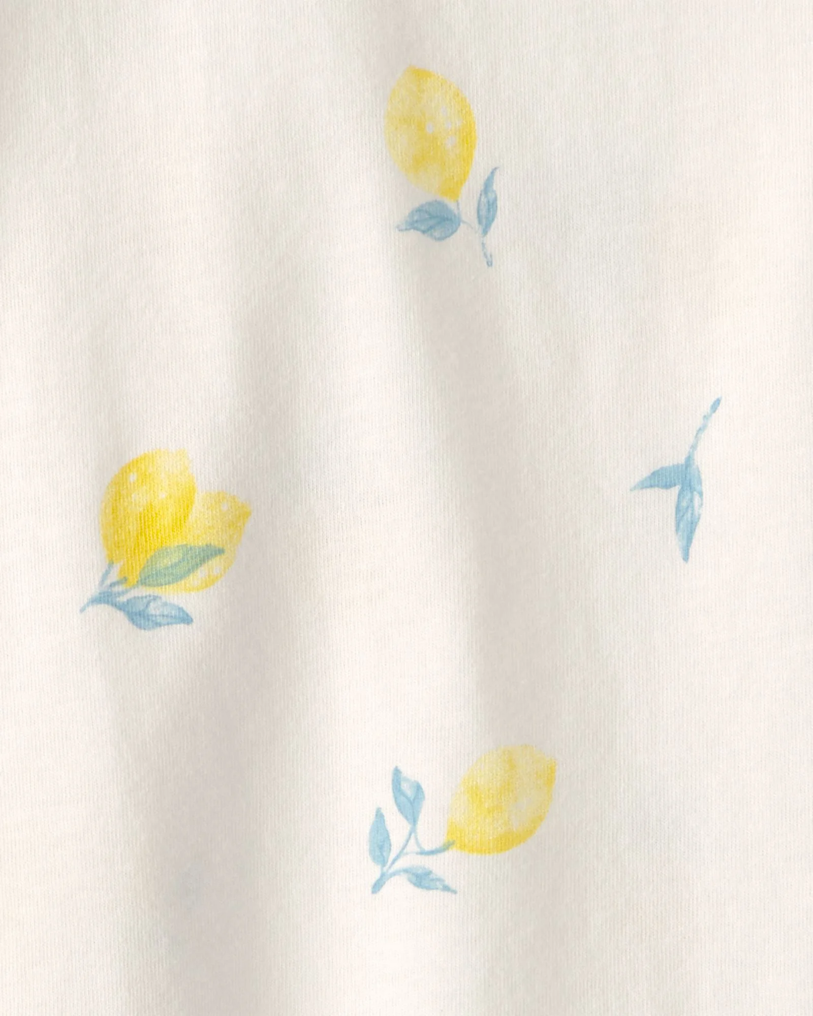 Carter's Tricou din bumbac Lemon Cream foto