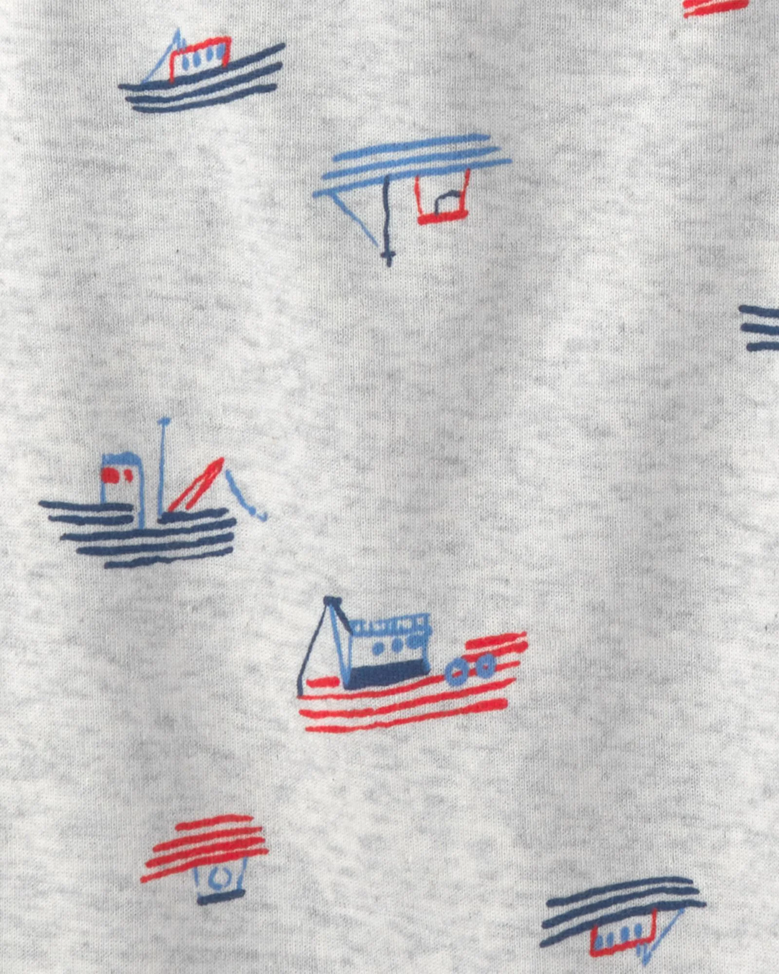 Carter's Set 5 body cu maneca scurta Nautical Red&White&Blue foto