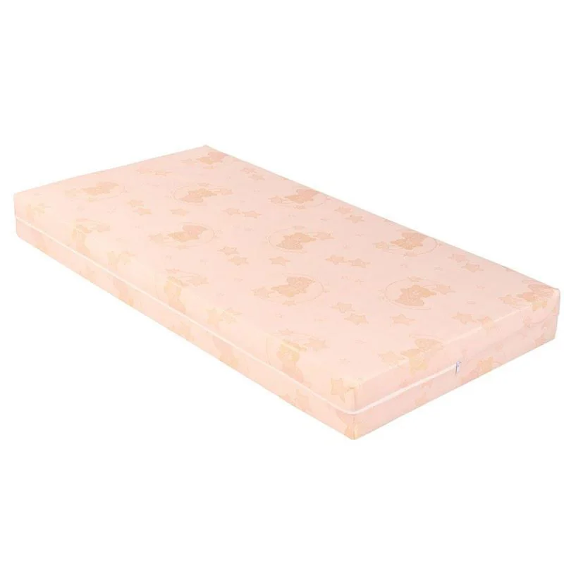 Saltea pentru patut KikkaBoo Extra Comfort Bear Pink, 120x60x8 cm foto