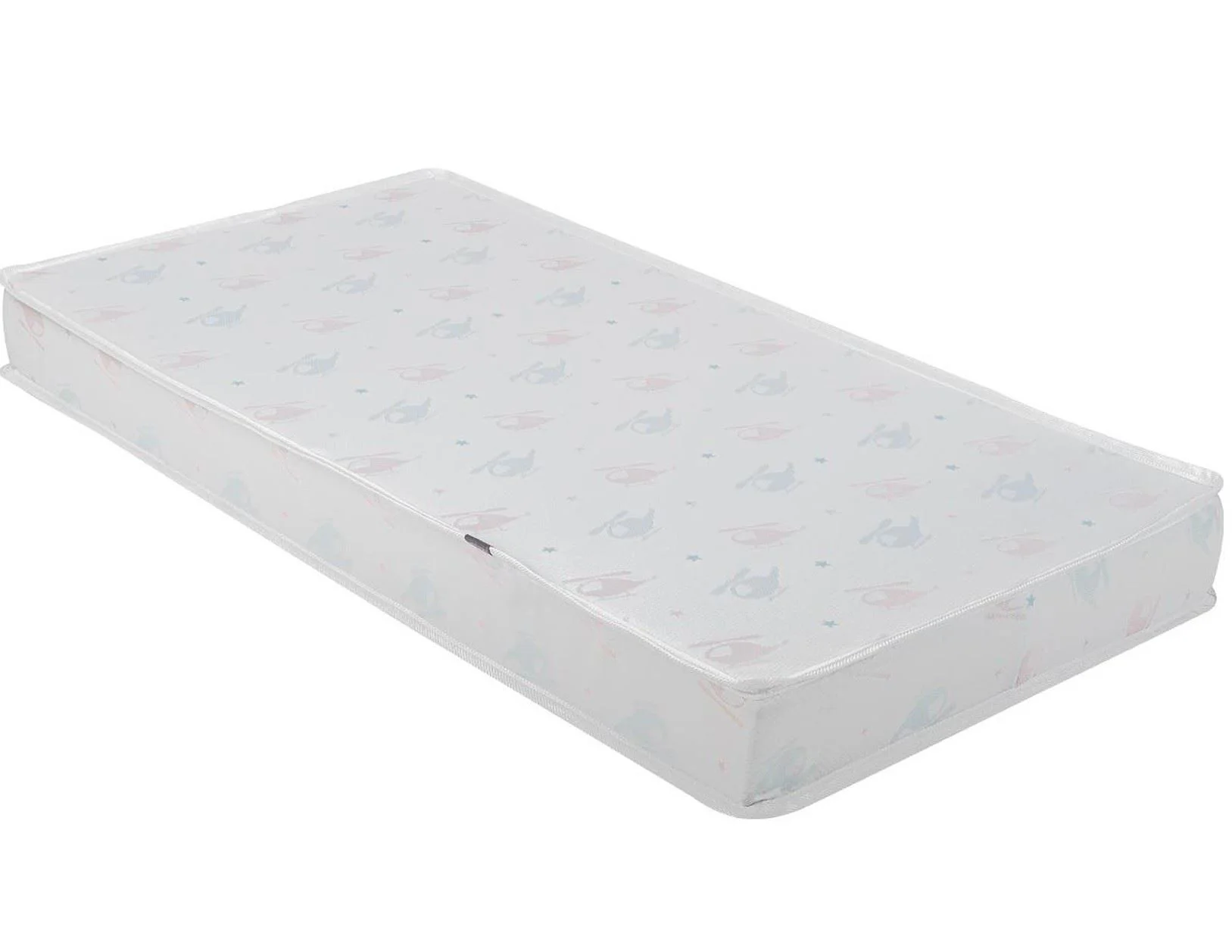 Saltea pentru patut KikkaBoo Memory Comfort Helicopters Blue/Pink, 120x60x12 cm foto