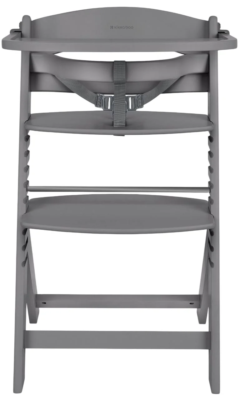 Деревянный стульчик для кормления KikkaBoo Nordy Dark Grey foto