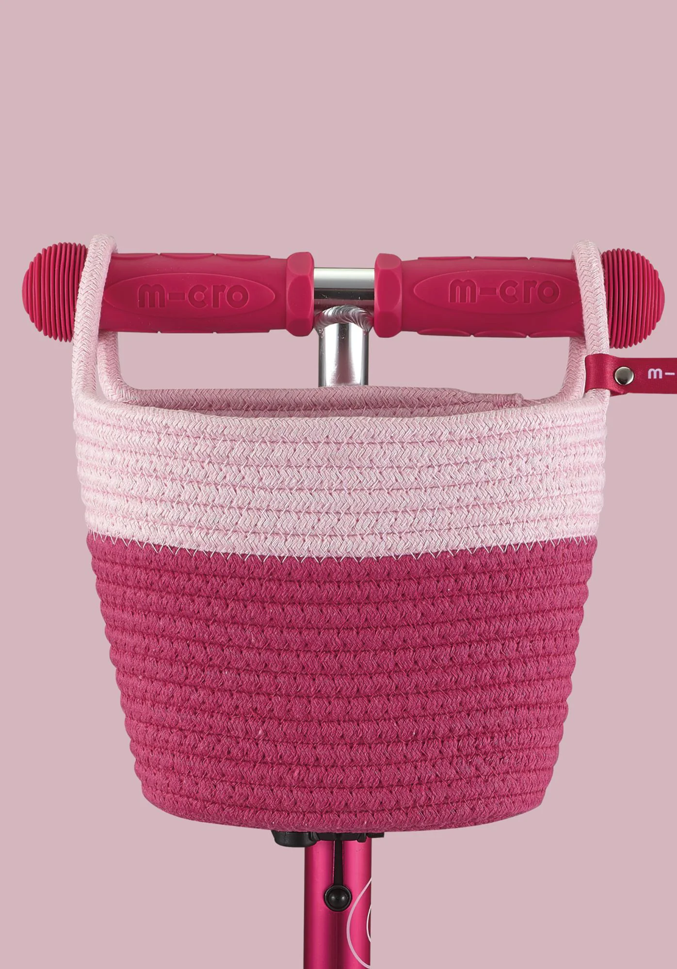 Корзинка для самоката Micro Pink foto