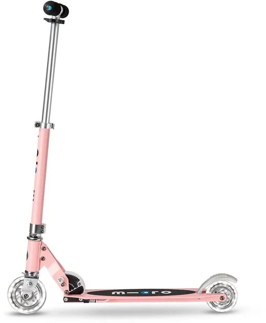 Trotineta Micro Sprite LED Neon Rose foto