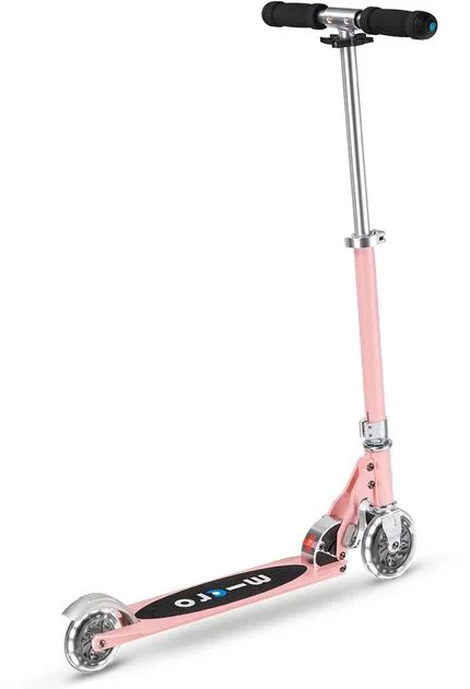 Trotineta Micro Sprite LED Neon Rose foto