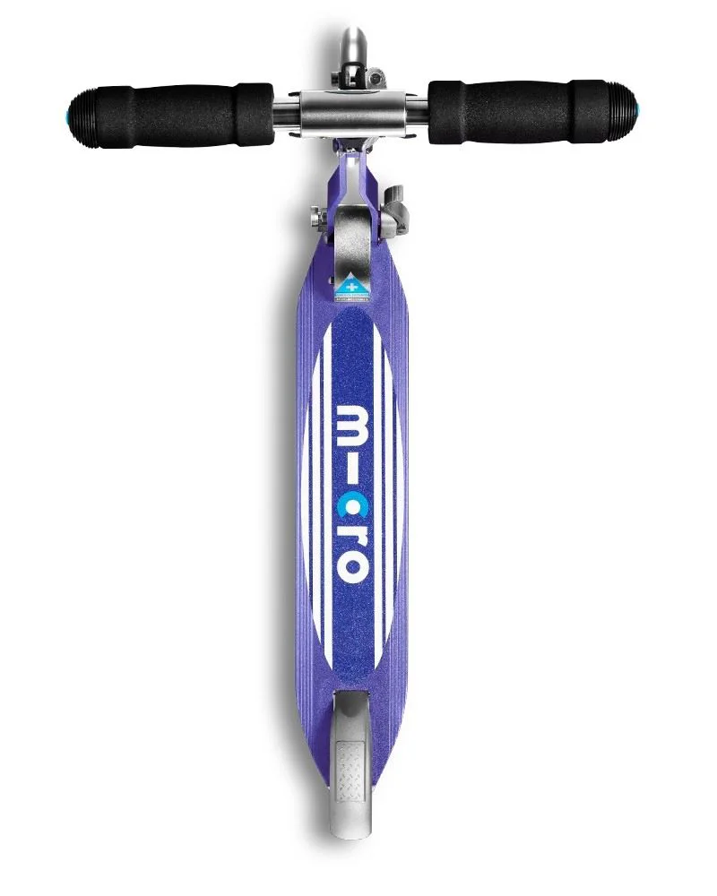 Trotineta Micro Sprite LED Blue Stripe foto