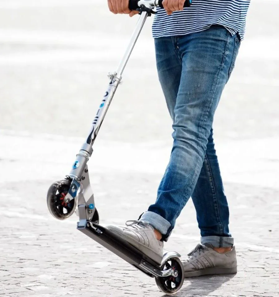Trotineta Micro Speed Dolphin Grey foto