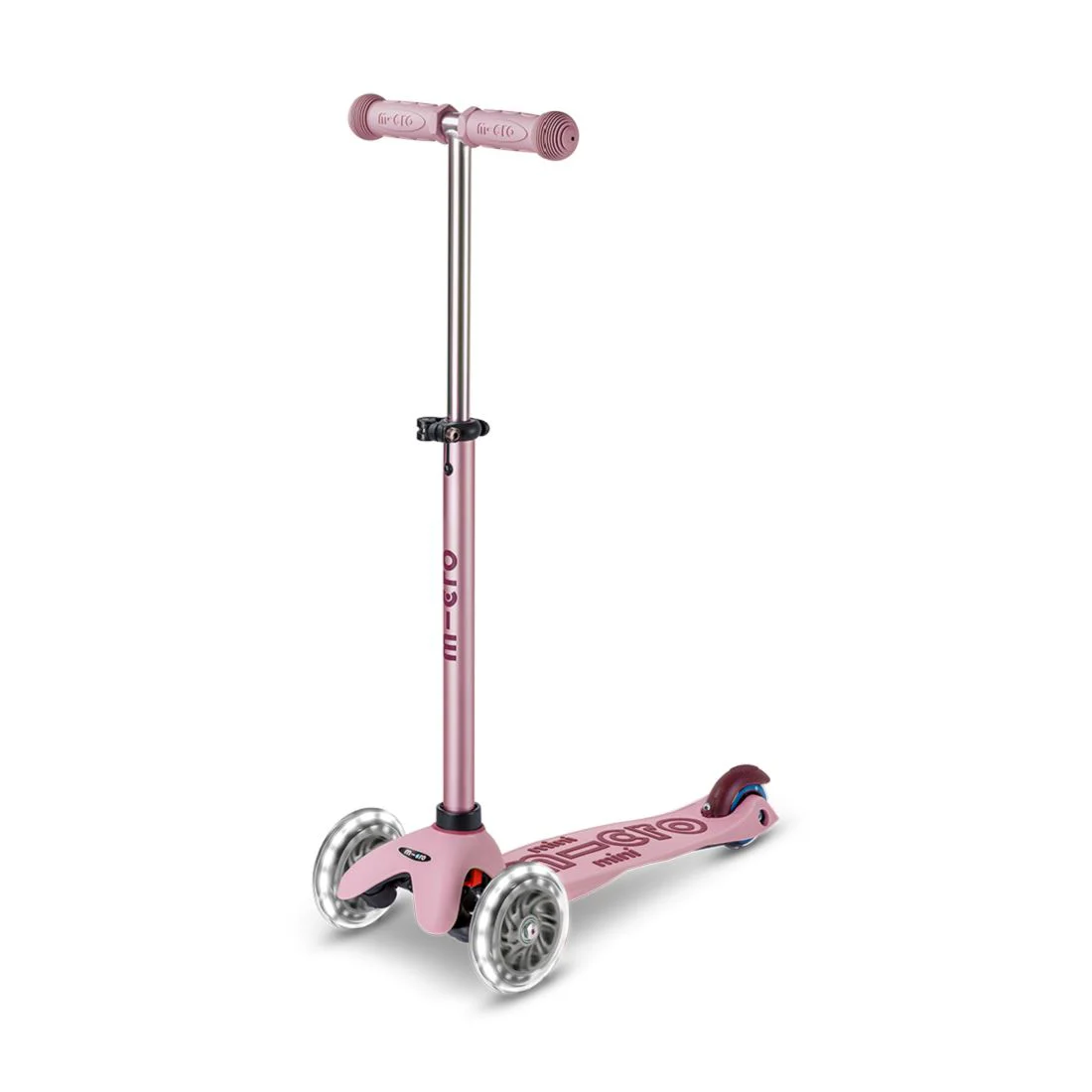 Trotineta 6 in 1 Micro Mini Rock&Go Deluxe LED Dusty Rose foto