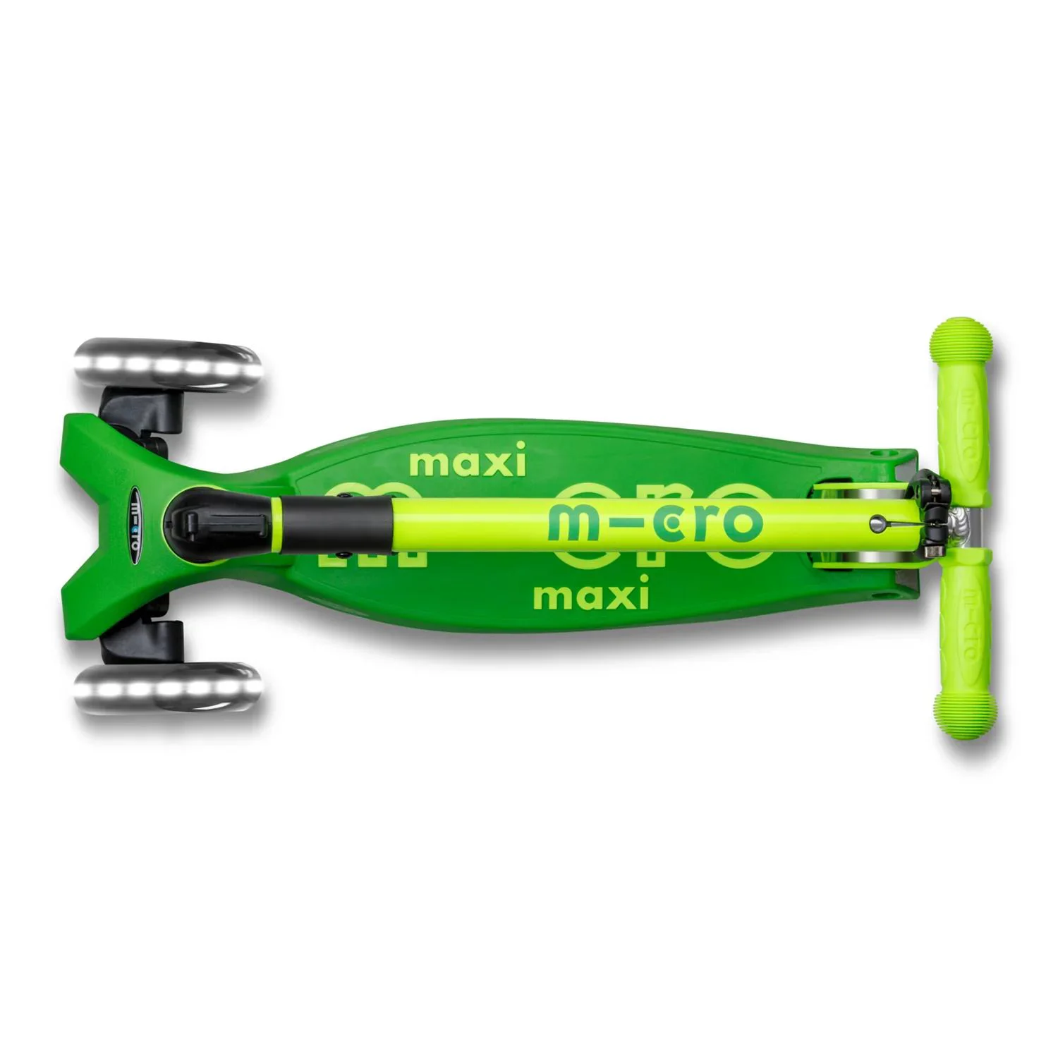 Trotineta pliabila Micro Maxi Deluxe Foldable Neon LED Parrot Green foto