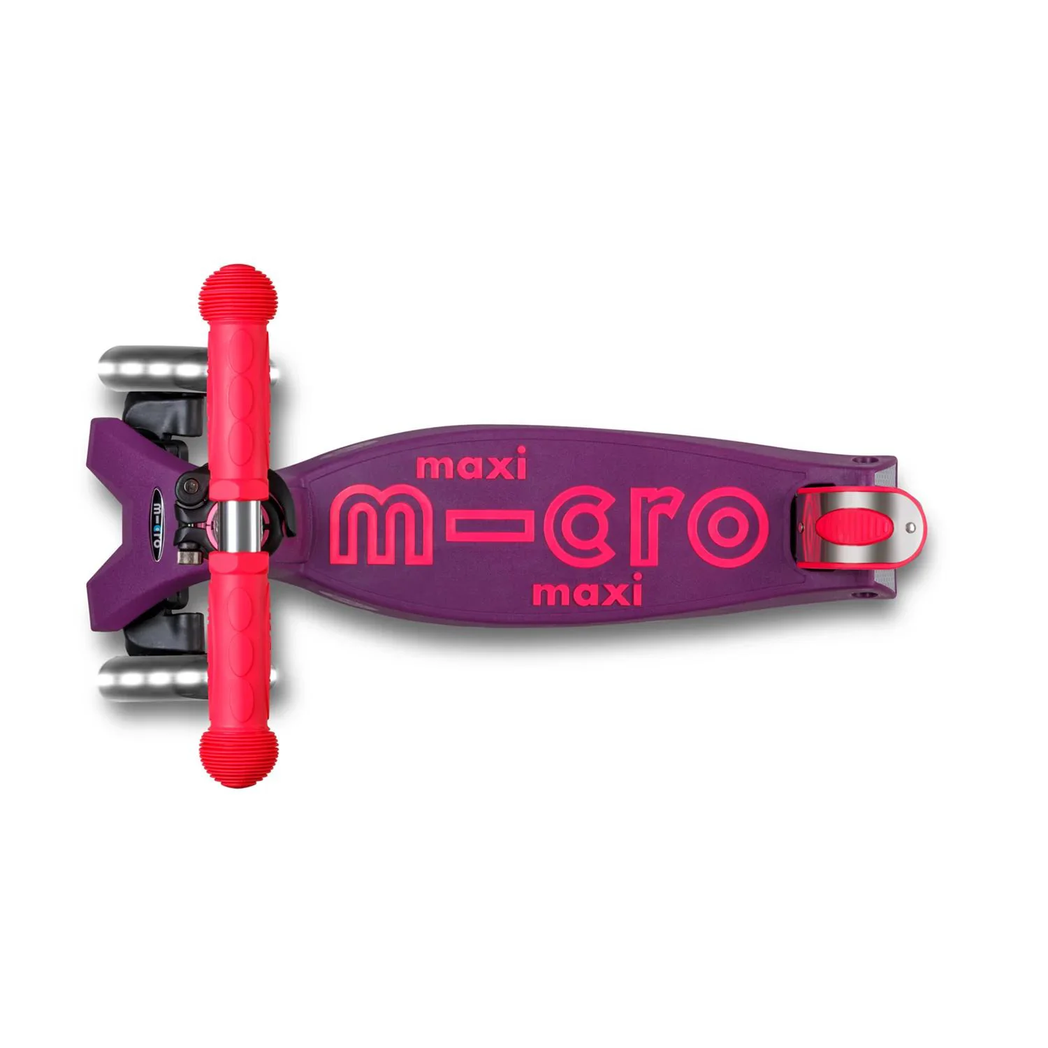 Trotineta pliabila Micro Maxi Deluxe Foldable Neon LED Ultra Pink foto