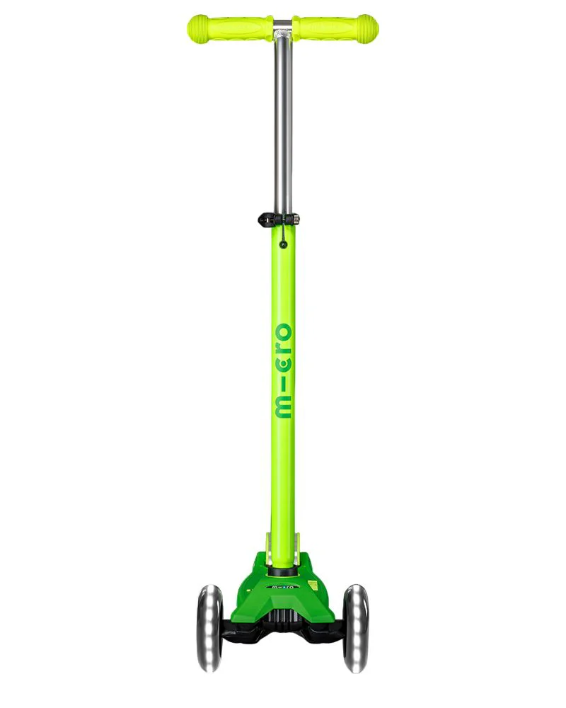 Trotineta Micro Maxi Deluxe Neon LED Parrot Green foto