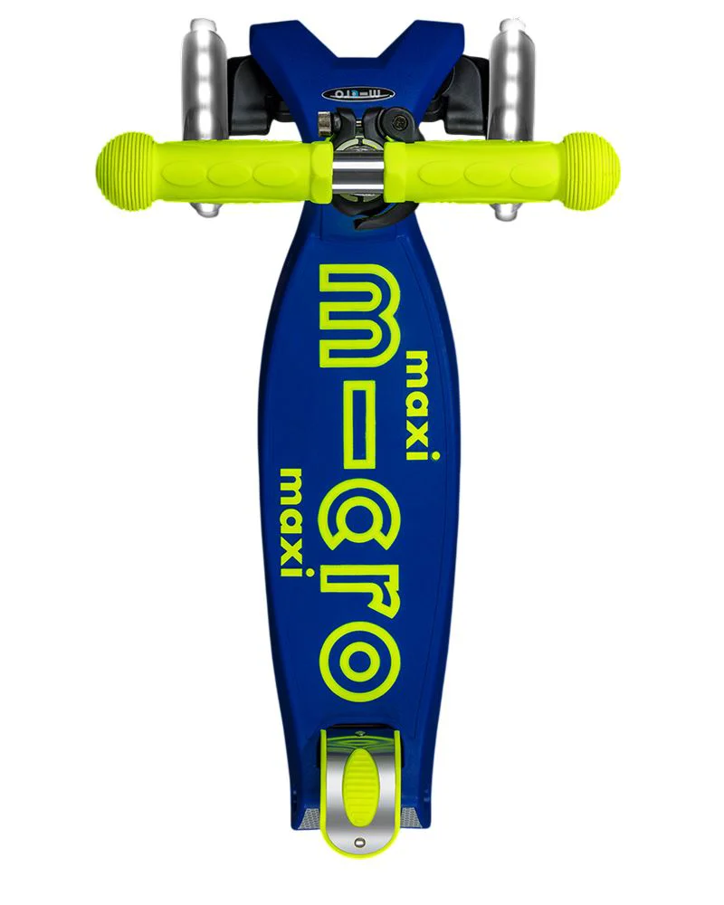 Trotineta Micro Maxi Deluxe Neon LED Canary Yellow foto
