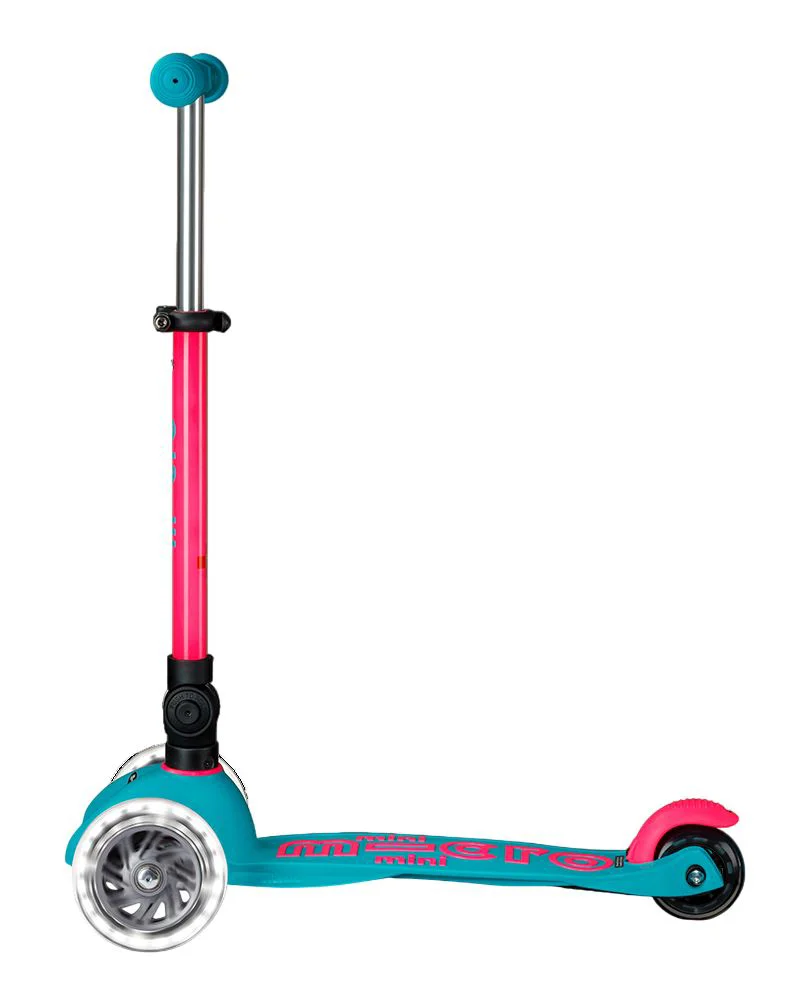 Trotineta pliabila Micro Mini Deluxe Foldable Neon LED Marine Pink foto