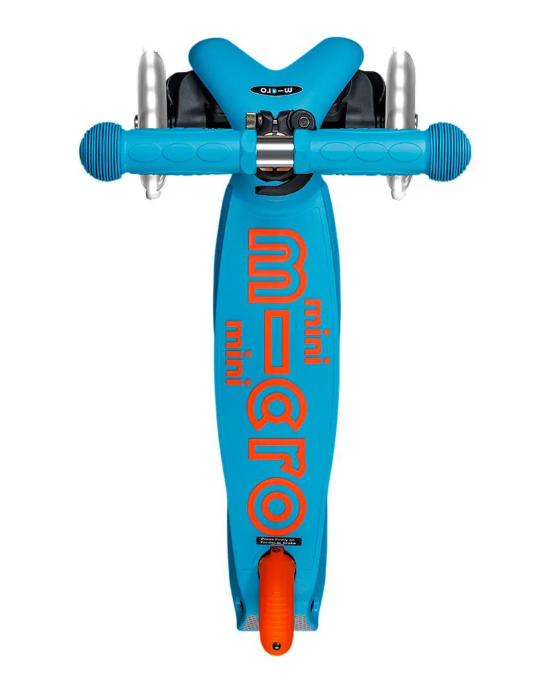Trotineta pliabila Micro Mini Deluxe Foldable Neon LED Sunset Orange foto