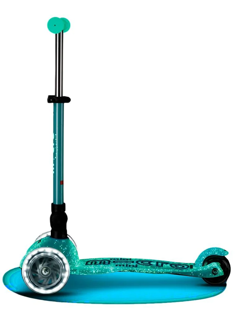 Trotineta Micro Mini Deluxe Foldable Orion LED Blue foto