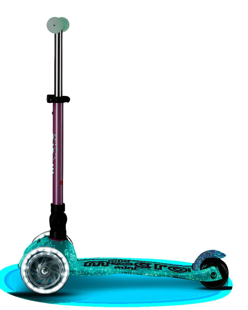 Trotineta Micro Mini Deluxe Foldable Orion LED Pink foto