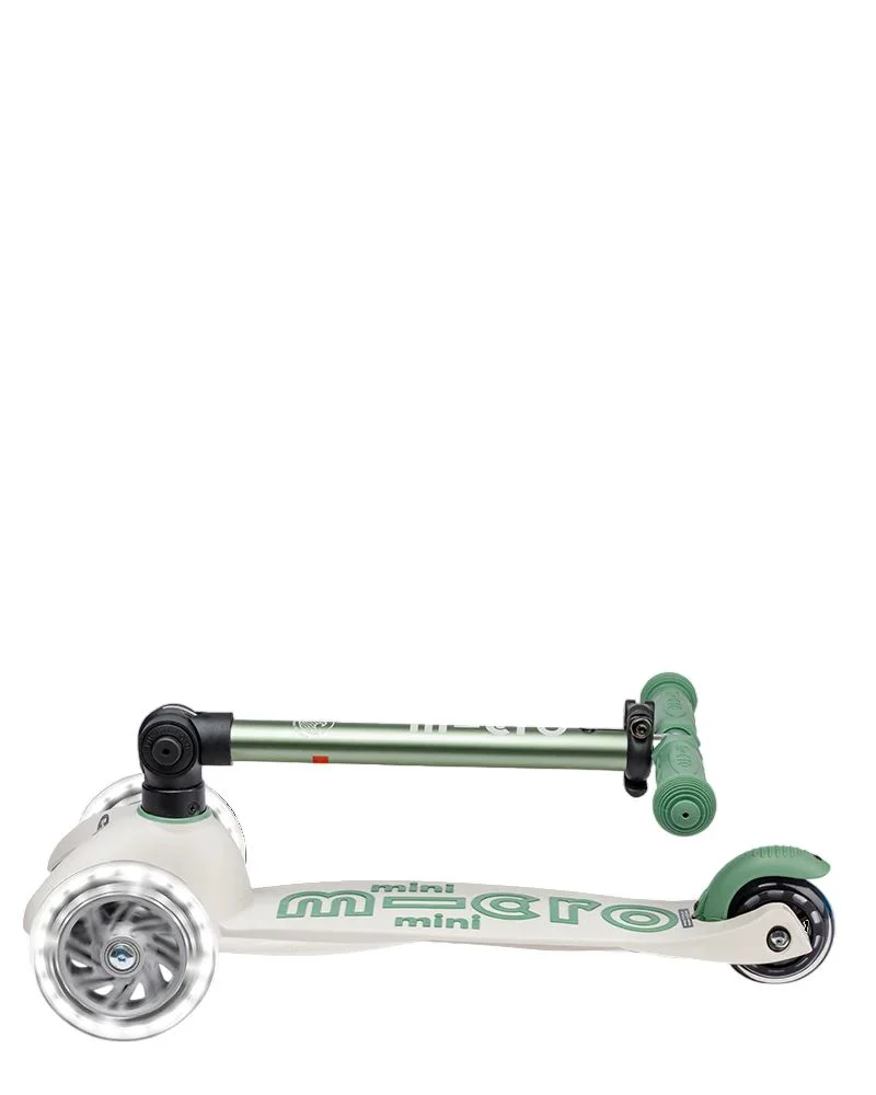 Самокат Micro Mini Deluxe Foldable ECO LED Pistachio Green foto