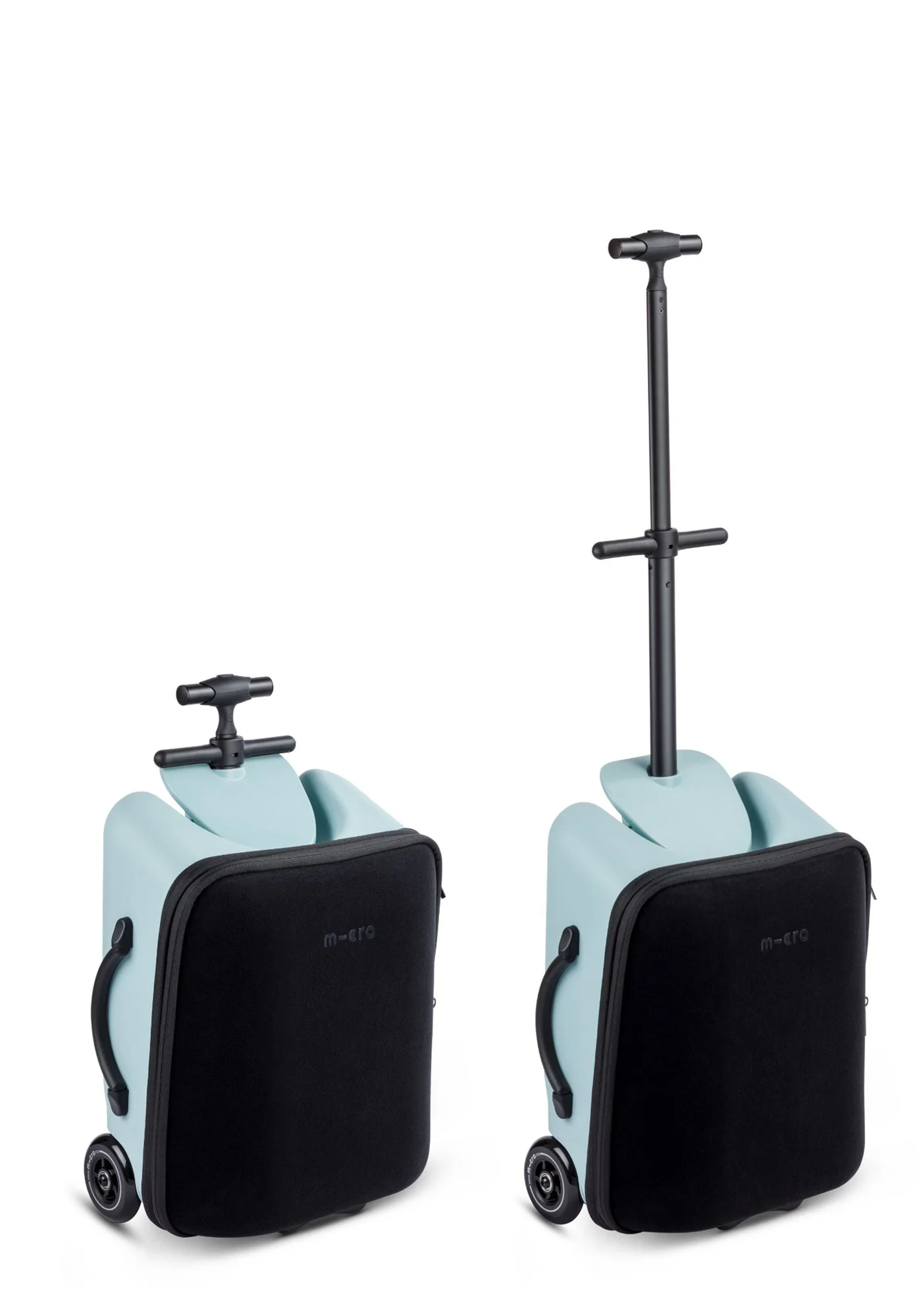 Troller Micro Ride On Luggage Eazy Frosty Blue Limited Edition foto