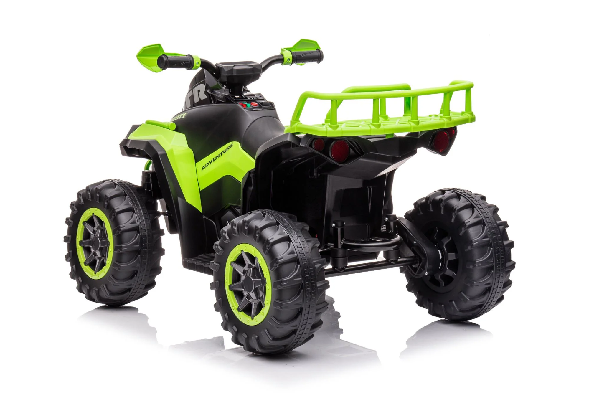 Masina electrica KikkaBoo Buggy Basket Green foto