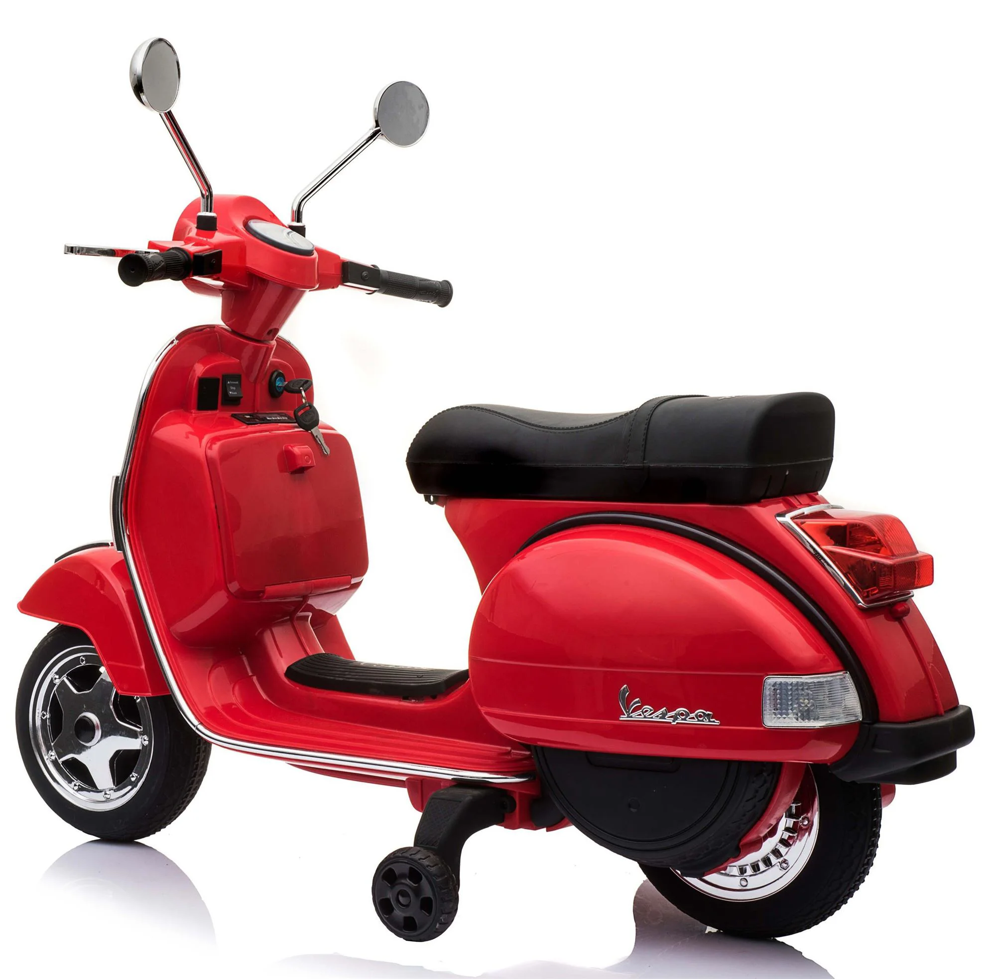 Электрический мотоцикл KikkaBoo Vespa PX150 Red foto
