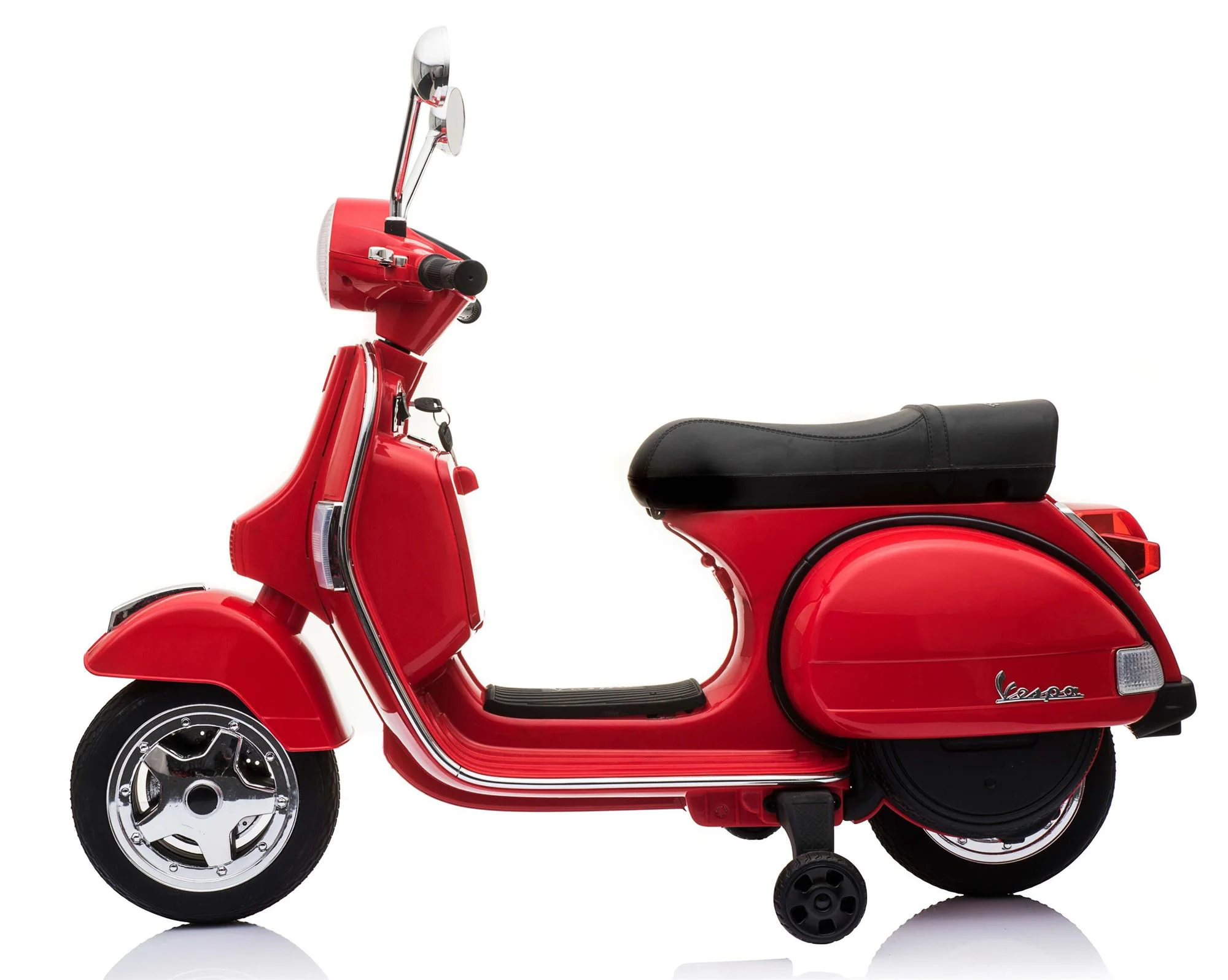 Электрический мотоцикл KikkaBoo Vespa PX150 Red foto