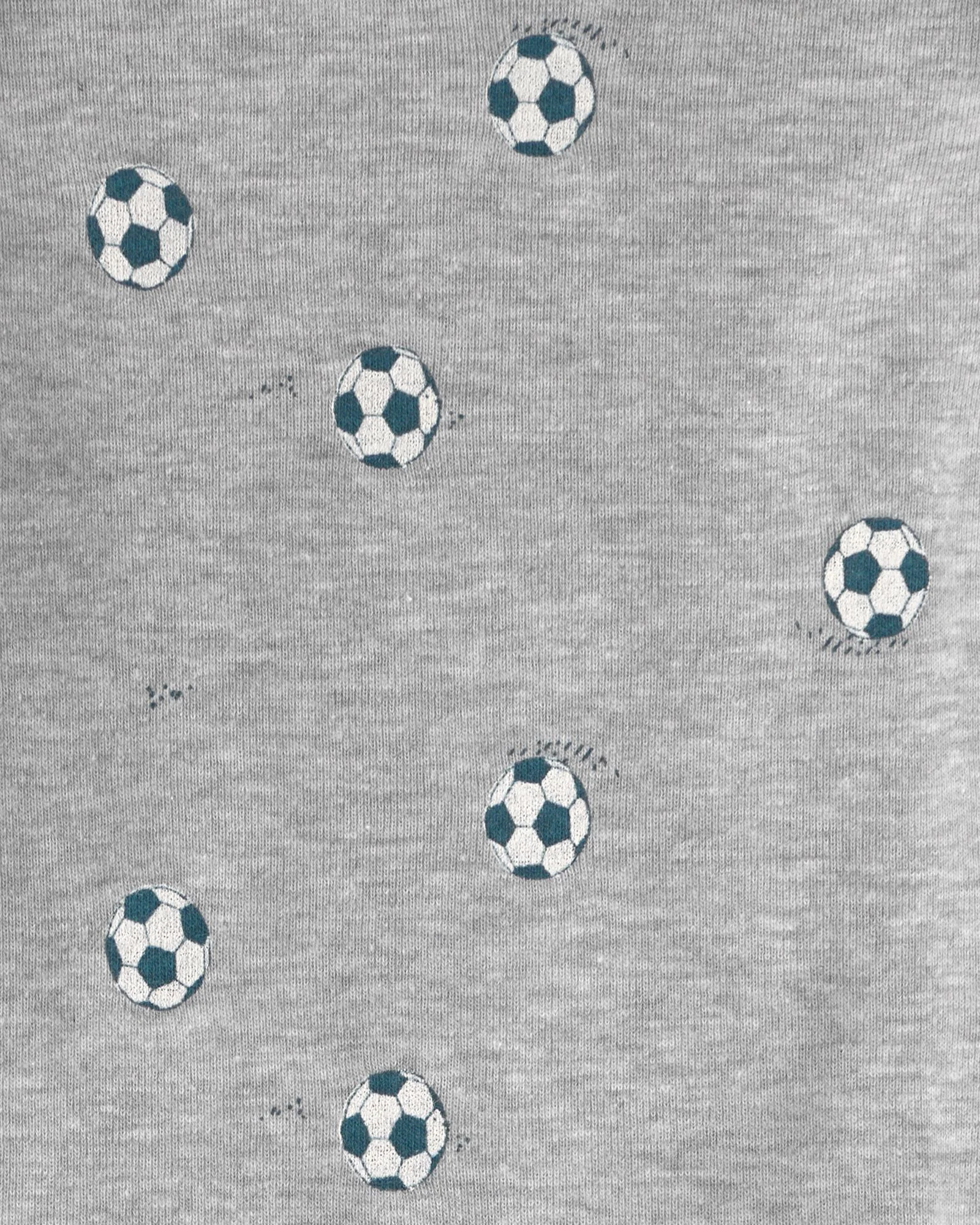 Carter's Set 4 body cu maneca lunga Green Soccer foto