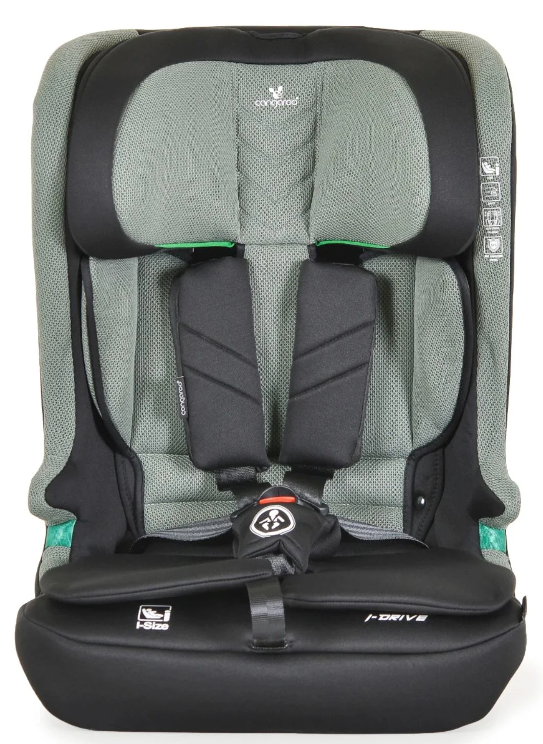 Scaun auto Cangaroo iDrive Phantom Verde foto