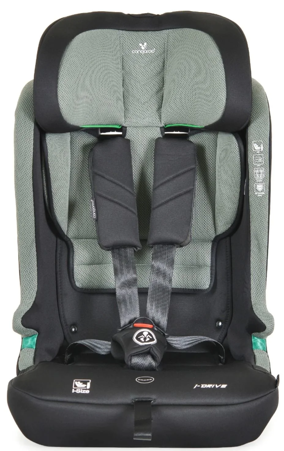 Scaun auto Cangaroo iDrive Phantom Verde foto