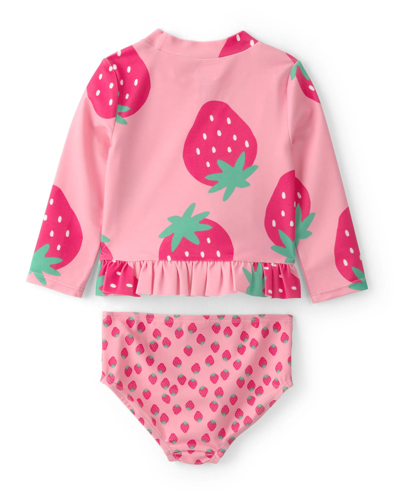 Carter's Set 2 piese costum de baie Rashguard Pink - bluza cu maneca lunga si slip foto