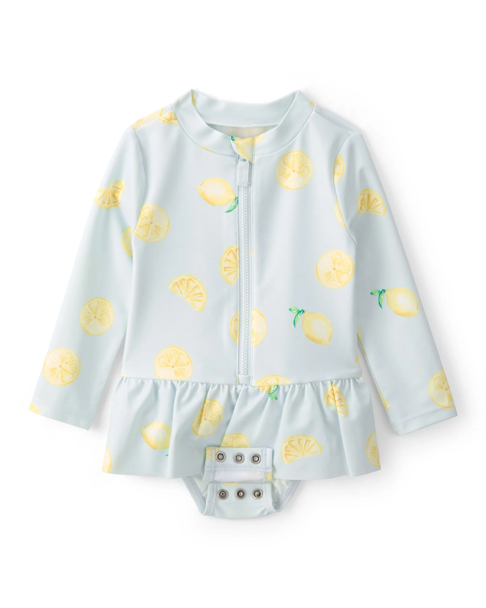 Carter's Costum de baie intreg Rashguard Lemon Blue foto