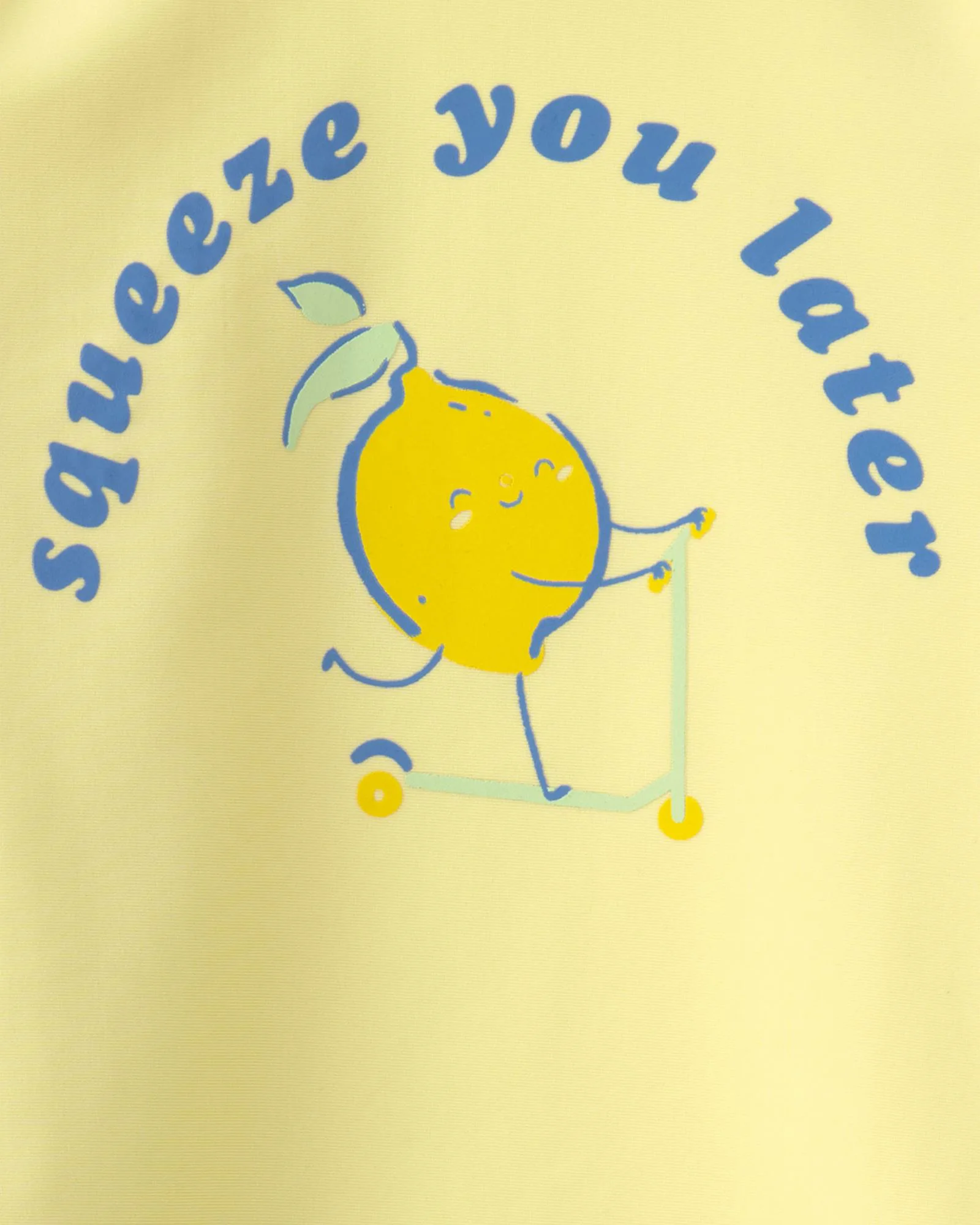 Carter's Комплект для плавания 2 в 1 Rashguard Lemon - кофта с длинным рукавом и шорты foto