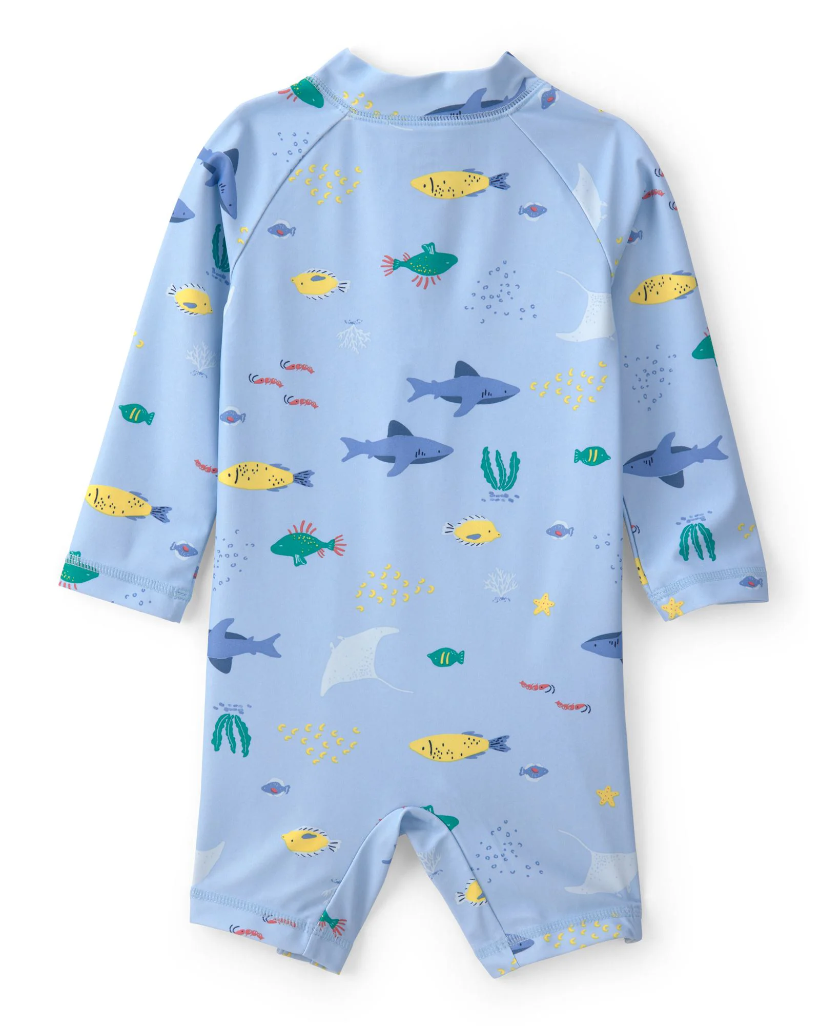 Carter's Costum de baie intreg Rashguard Blue Fish foto