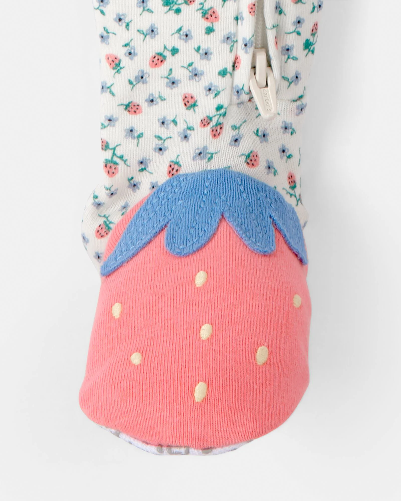 Carter's Pijama din bumbac cu botosei Strawberry foto