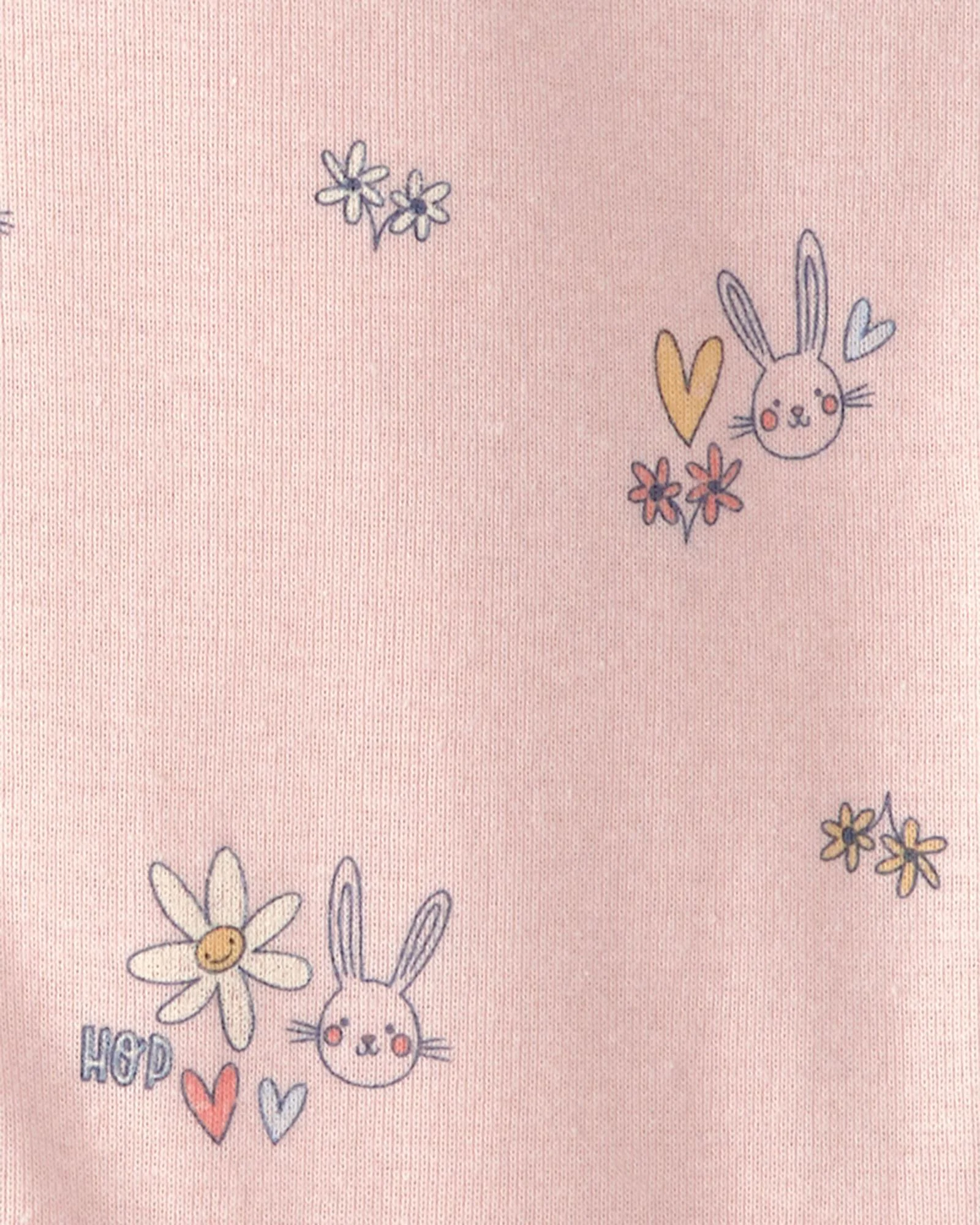 Carter's Хлопковая пижама с пинетками Bunny foto