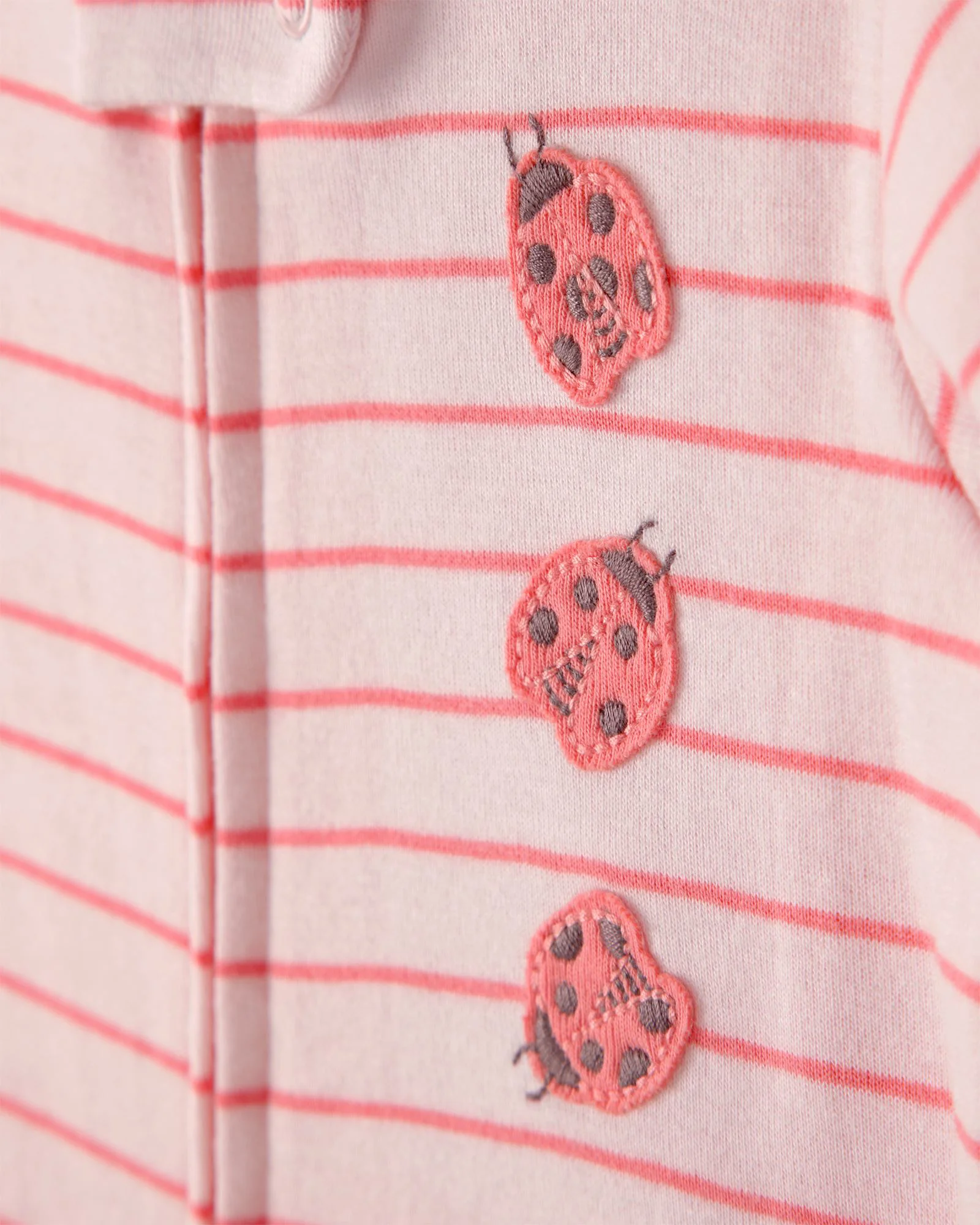 Carter's Pijama din bumbac cu botosei Ladybug foto