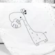 Комплект постельного белья Pernamea Lovely Giraffe для детской кроватки (8 предметов), 120x60 см foto