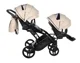 Коляска для двойни 2 в 1 Junama Duo Slim Space Eco Бежевый foto
