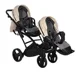 Коляска для двойни 2 в 1 Junama Duo Slim Space Eco Бежевый foto