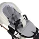 Carucior 2 in 1 Junama Fluo Line v3 indyvidual Alb-roz foto