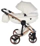 Carucior 2 in 1 Junama Fluo Line v3 indyvidual Alb-roz foto