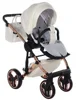Carucior 2 in 1 Junama Fluo Line v3 indyvidual Alb-roz foto