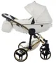 Carucior 2 in 1 Junama Fluo Line v3 indyvidual Alb-auriu foto