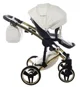 Carucior 2 in 1 Junama Fluo Line v3 indyvidual Alb-auriu foto
