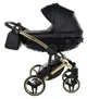 Carucior 2 in 1 Junama Fluo Line v3 Negru foto