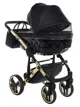 Carucior 2 in 1 Junama Fluo Line v3 Negru foto