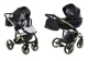 Carucior 2 in 1 Junama Fluo Line v3 Negru foto