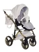 Carucior 2 in 1 Junama Candy Premium 02 Alb foto