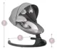 Электрокачель для малышей Momi Lami Серый foto