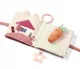 Мягкая сенсорная книжка BabyOno Rabbit Karo foto