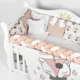 Комплект постельного белья PernaMea Коса Лисичка для детской кроватки (8 предметов), 120x60 см foto