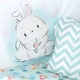 Комплект постельного белья для кроватки PernaMea Baby Little Bunny (8 предметов), 120x60 см foto